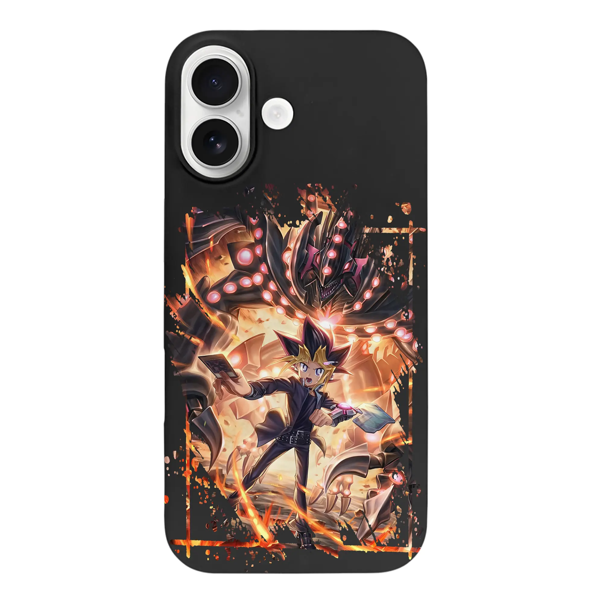 遊☆戯☆王 グッズ,武藤遊戯 - iPhone 17 シリーズ シリコンケース 薄型 耐衝撃 指紋防止 ソフトタッチカバー 精密フィット 傷防止 保護ケース iPhone 17/17 Air/17 Pro/17 Pro Max 対応